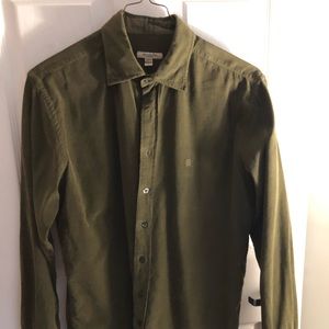 Burberry corduroy shirt